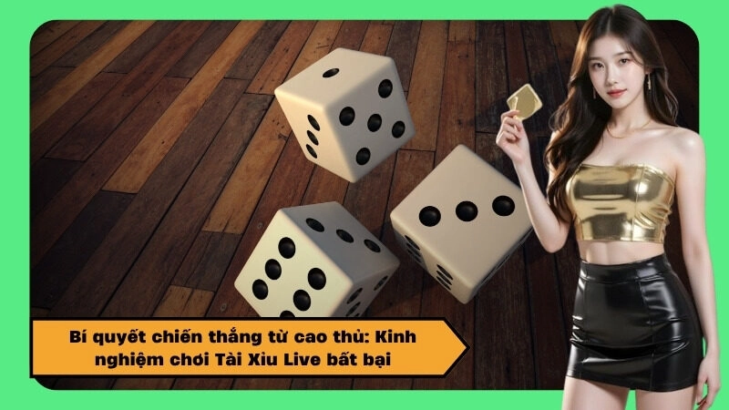 Bí quyết chiến thắng từ cao thủ: Kinh nghiệm chơi Tài Xỉu Live bất bại