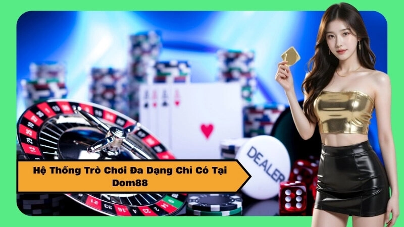 Hệ Thống Trò Chơi Đa Dạng Chỉ Có Tại Dom88