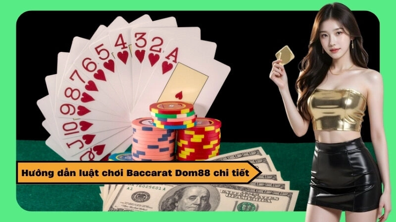 Hướng dẫn luật chơi Baccarat Dom88 chi tiết