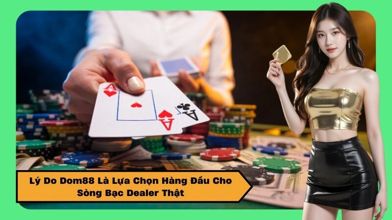 Lý Do Dom88 Là Lựa Chọn Hàng Đầu Cho Sòng Bạc Dealer Thật