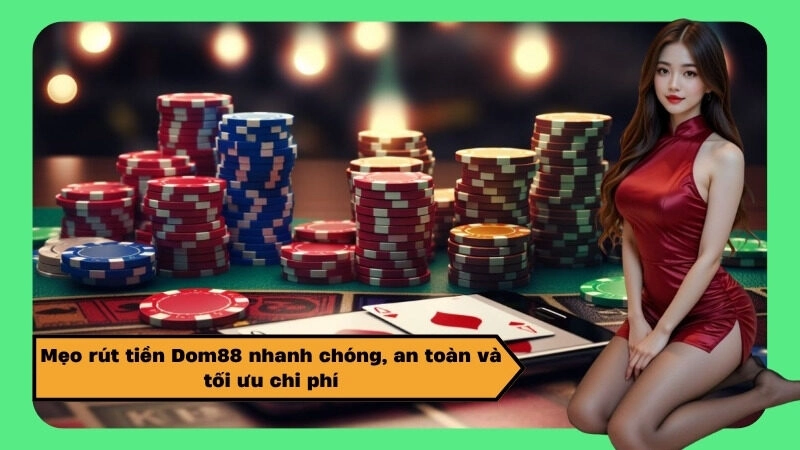 Mẹo rút tiền Dom88 nhanh chóng, an toàn và tối ưu chi phí