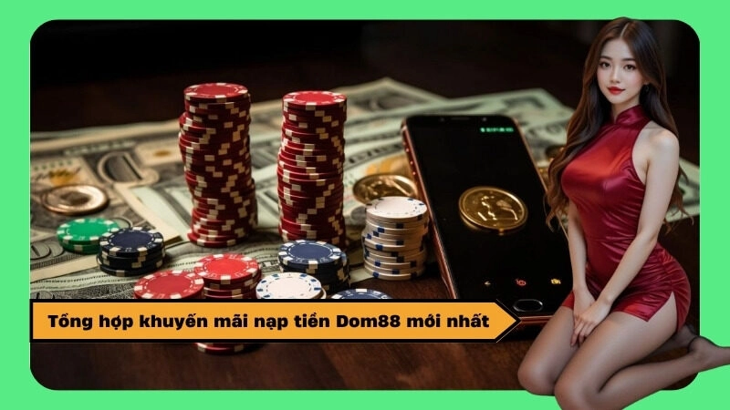 Tổng hợp khuyến mãi nạp tiền Dom88 mới nhất
